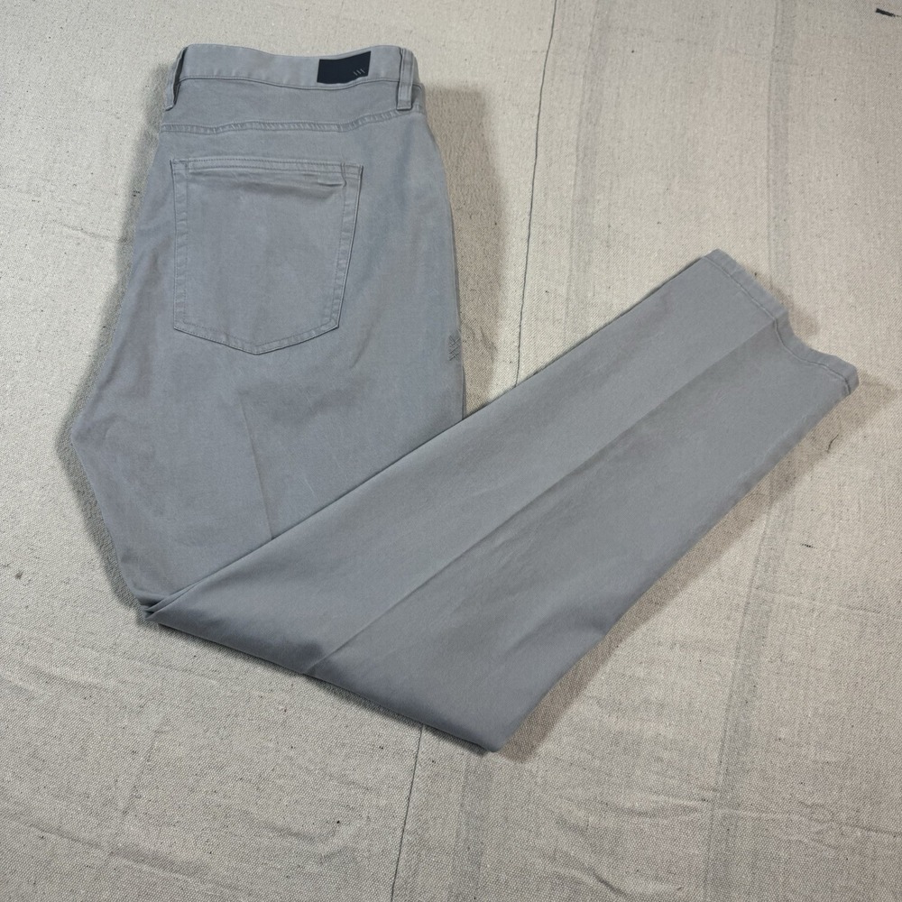 Rhone‎ Everyday Twill 5 Pocket Pants Mens 36 Gray Stretch Chino Casual 101253